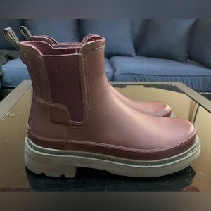 Hunter refined stitch rain boots
